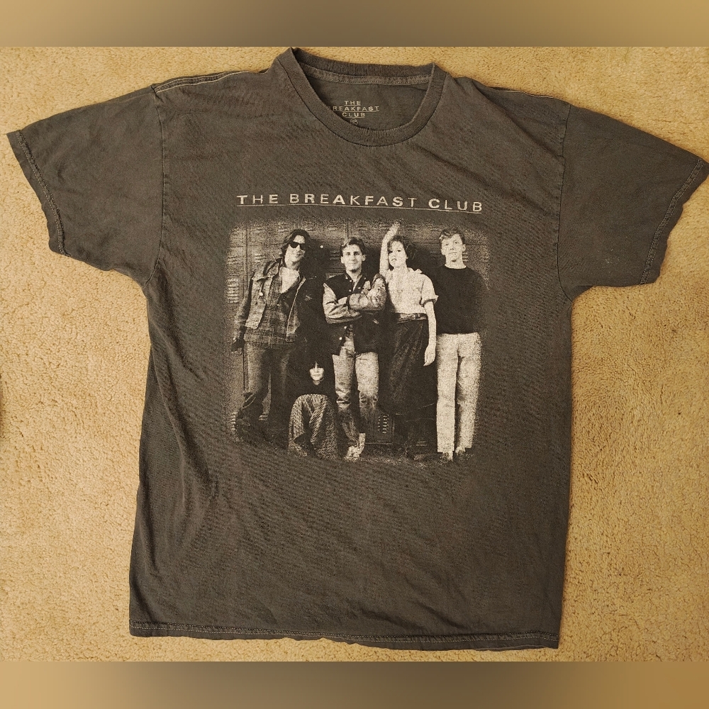 Vintage Licenced The Breakfast Club Cotton T-shirt Locker Scene.